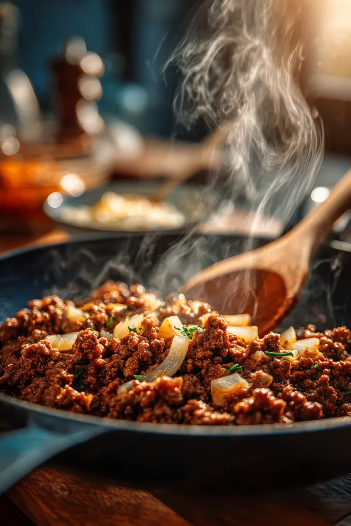 Mediterranean Ground Beef Wrap with Creamy Lemon Feta Honey Sauce