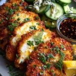 Crispy Hot Honey Lemon Feta Chicken