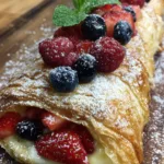 Berry Custard Strudel