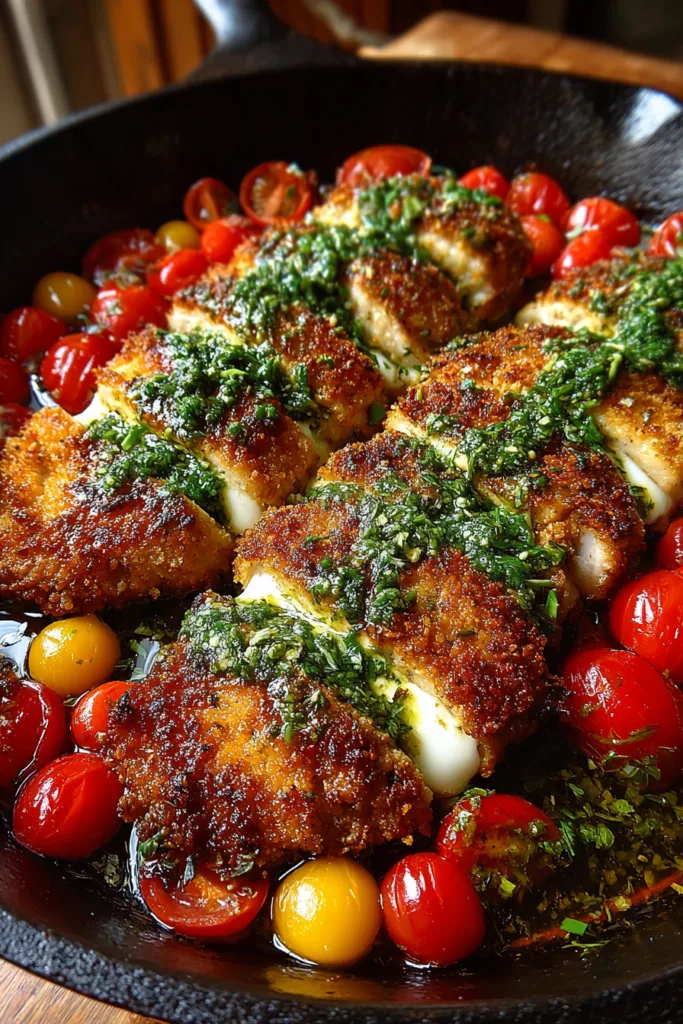 Mediterranean Italian Chicken Cutlets with Tomato