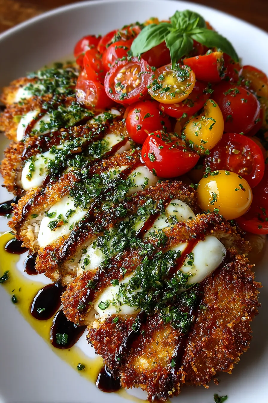 Mediterranean Italian Chicken Cutlets with Tomato