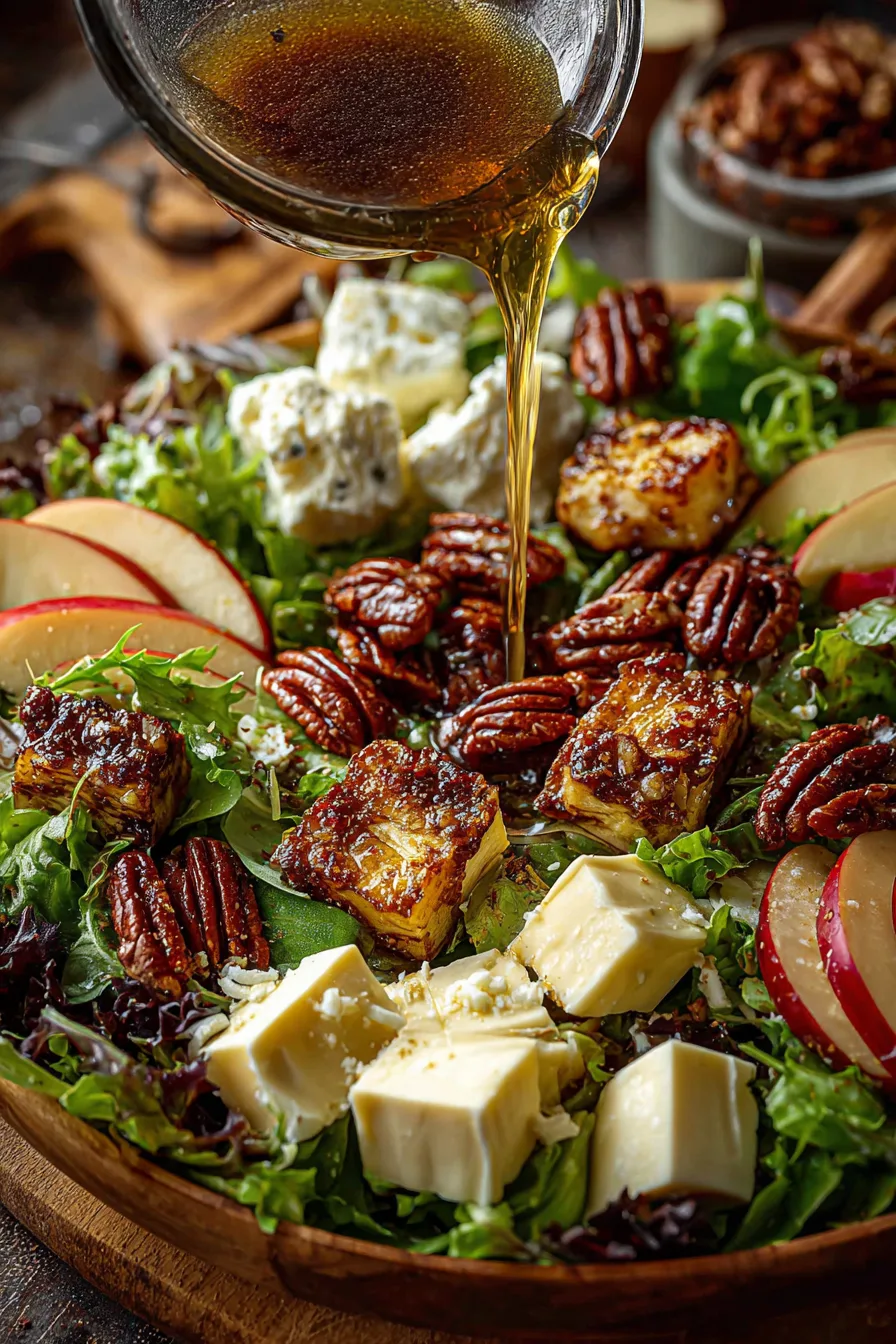 Apple, Brie & Candied Pecan Salad