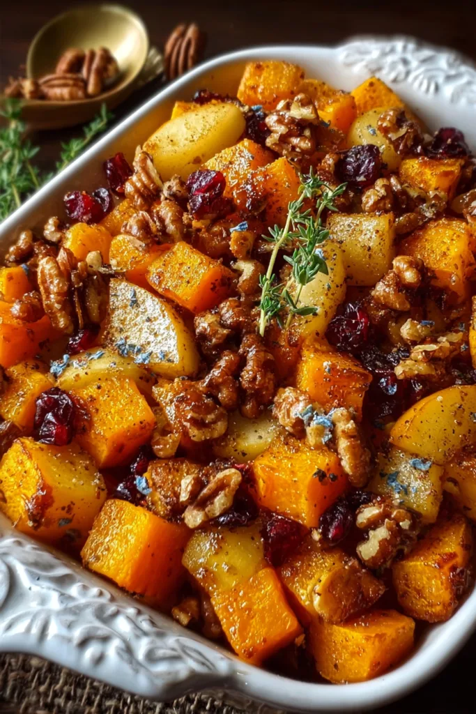Cozy Butternut Squash Apple Bake