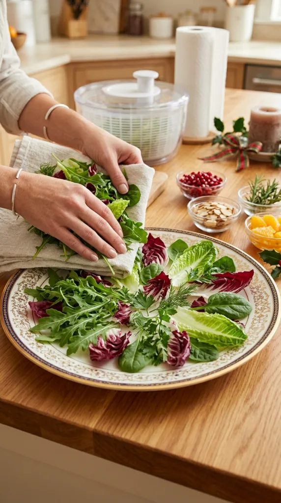 Festive Apple, Pear & Cranberry Salad