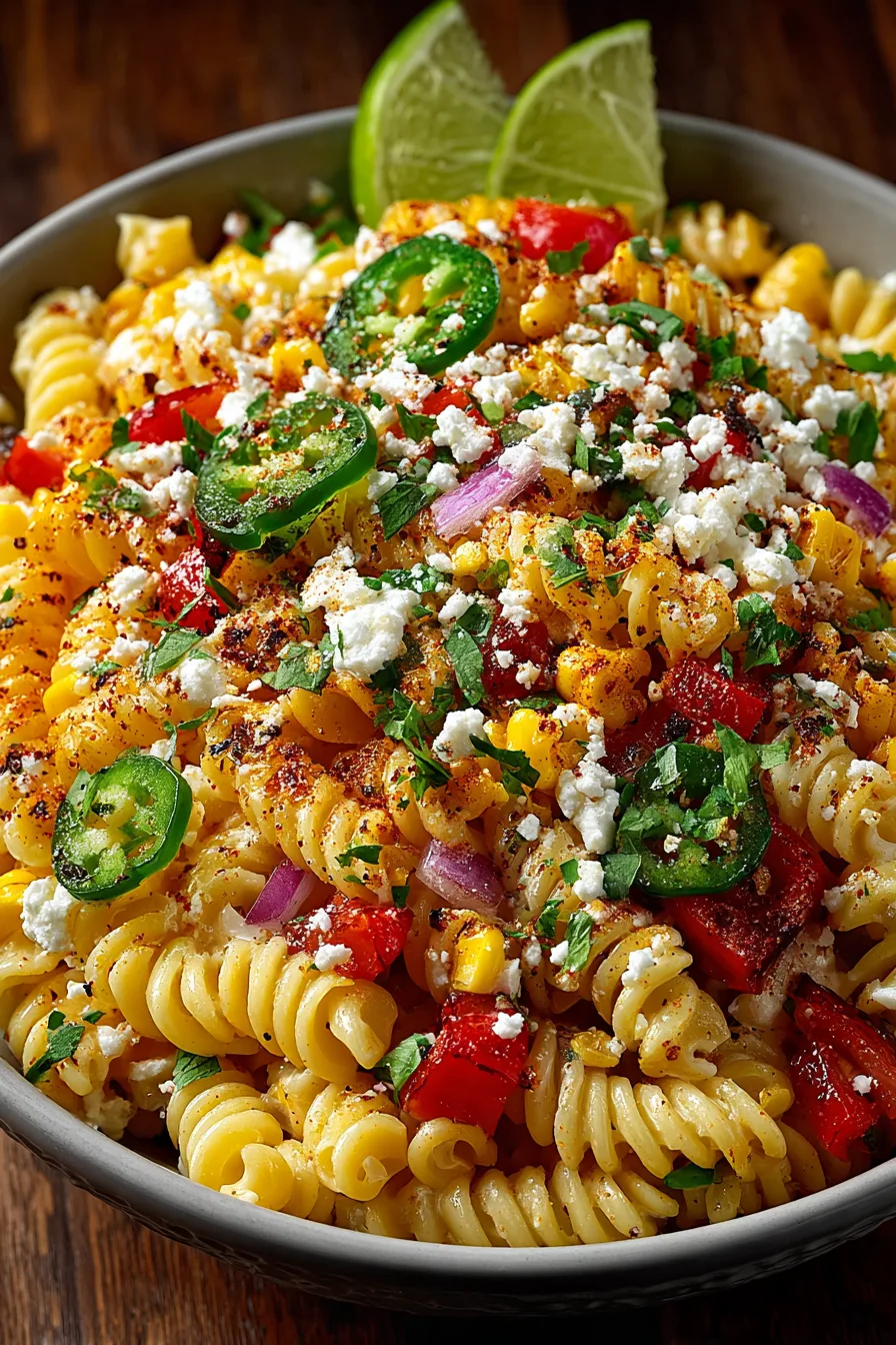 Mexican Street Corn Pasta Salad