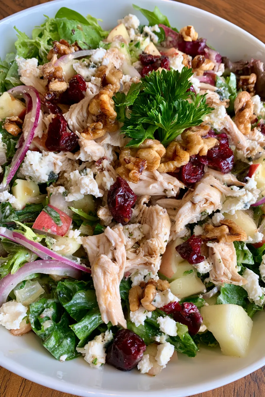 Crunchy Chicken Apple Cranberry