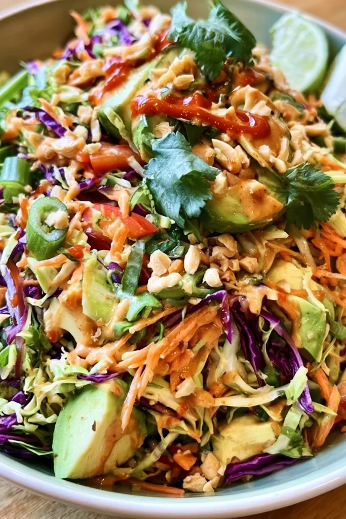 Crunchy Thai Avocado Salad