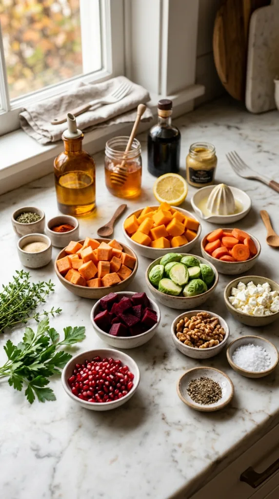 Festive Roasted Vegetable Salad