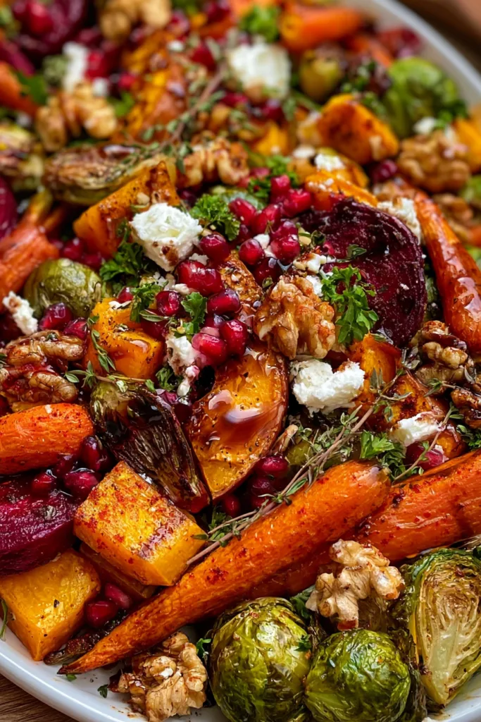 Festive Roasted Vegetable Salad