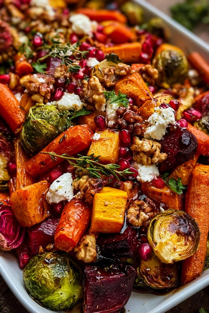Festive Roasted Vegetable Salad