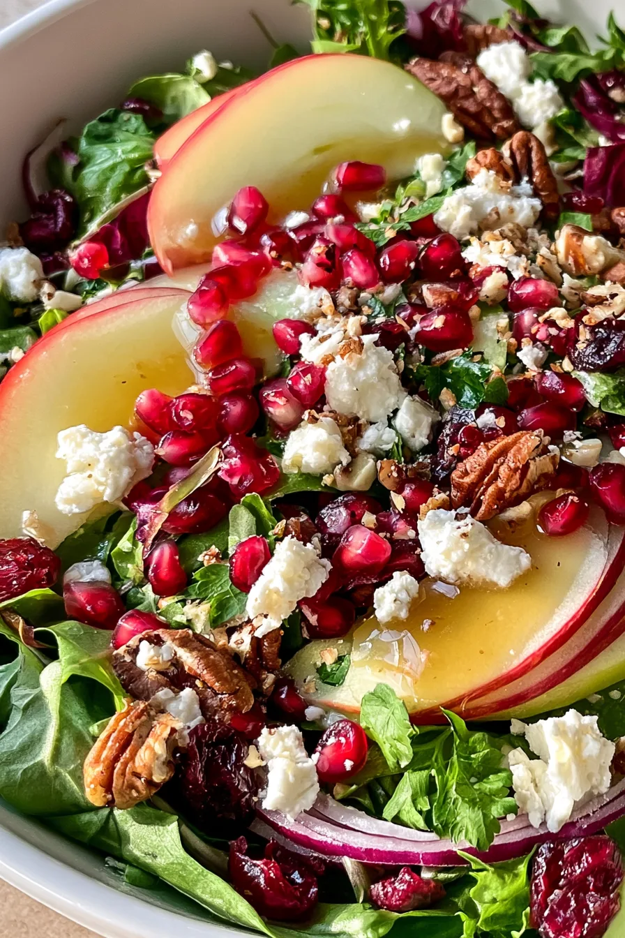 Fresh Honeycrisp Apple Feta Salad