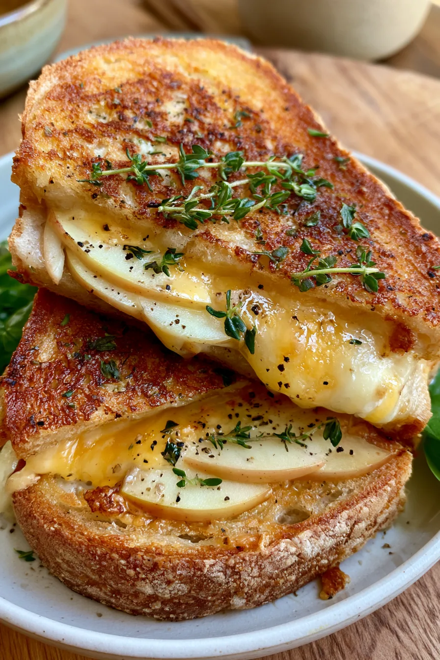 Honeycrisp Apple & Cheddar Grilled Cheese