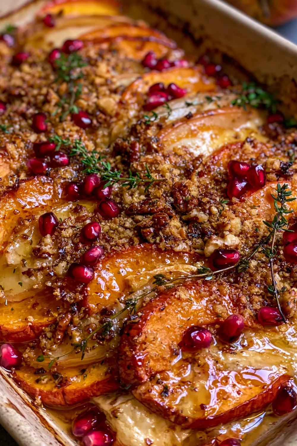 Layered Pumpkin & Pear Gratin