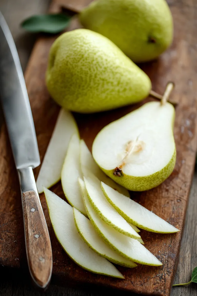 Pear Salad with Walnuts