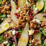 Pear Salad with Walnuts