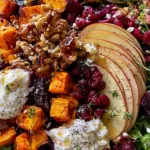 Roasted Sweet Potato & Beet Salad