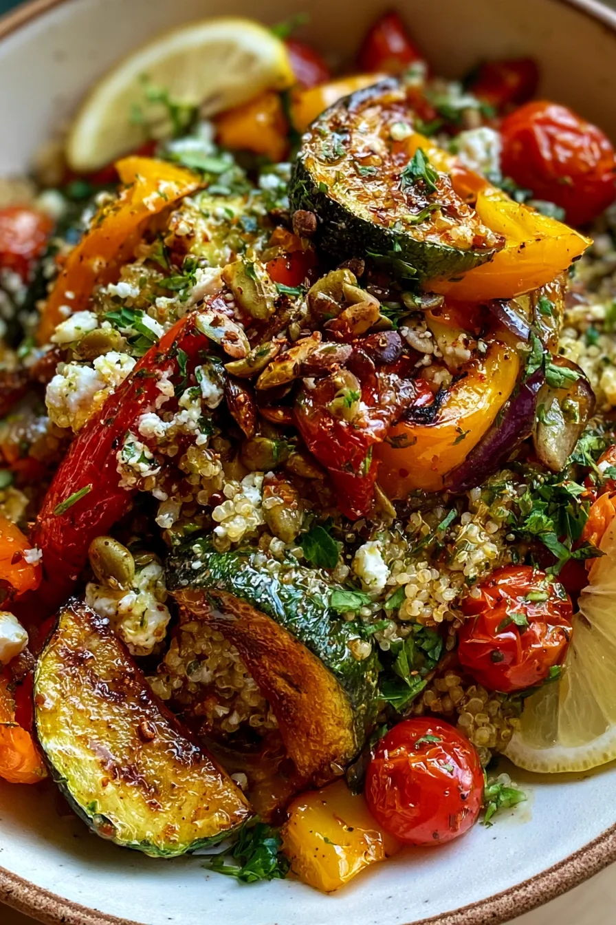 Roasted Vegetable Quinoa Bowl