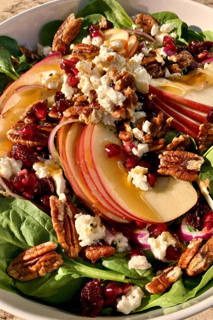 Vibrant Honeycrisp Apple Feta Salad