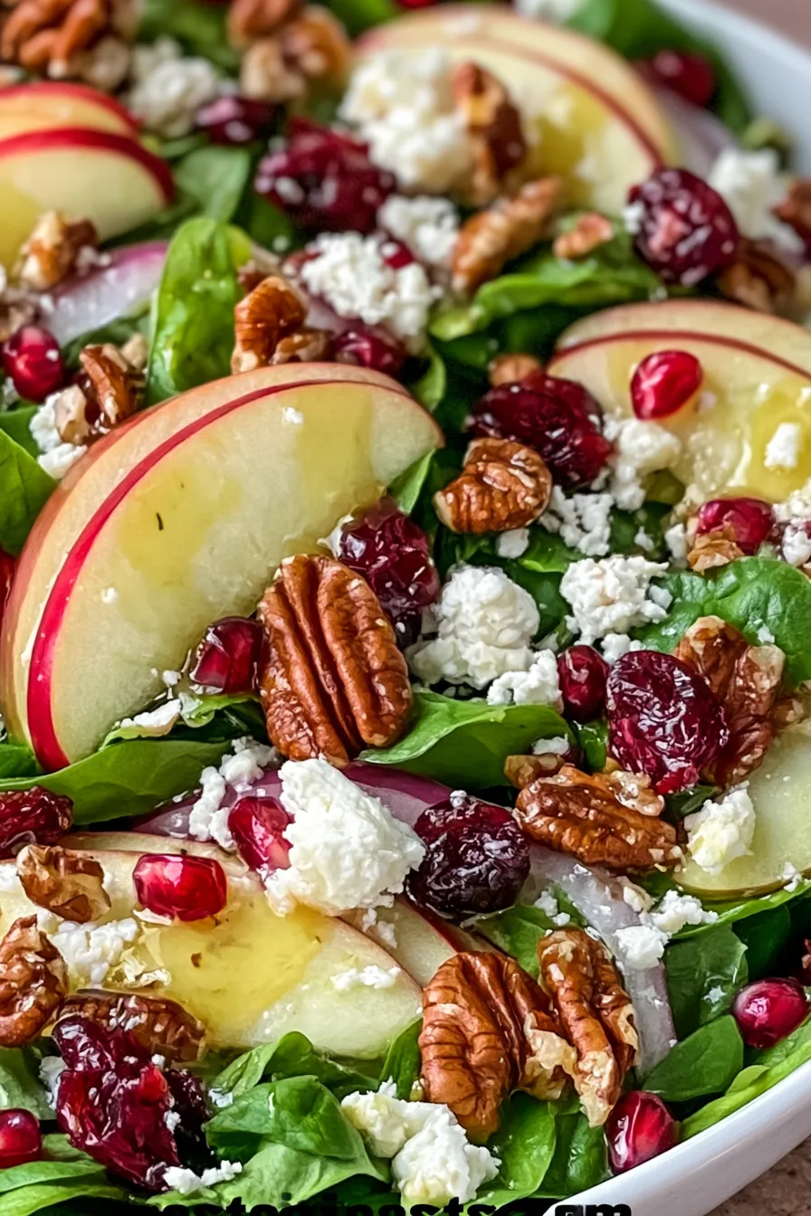 Vibrant Honeycrisp Apple Feta Salad
